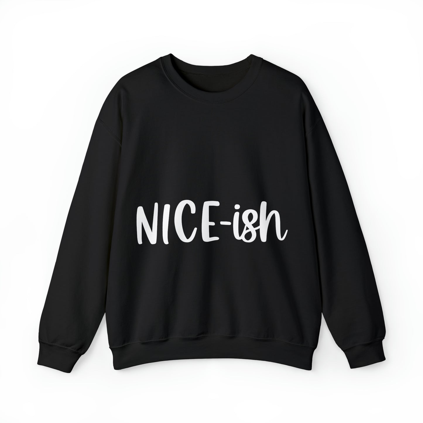 Nice-ish Unisex Heavy Blend™ Crewneck Sweatshirt