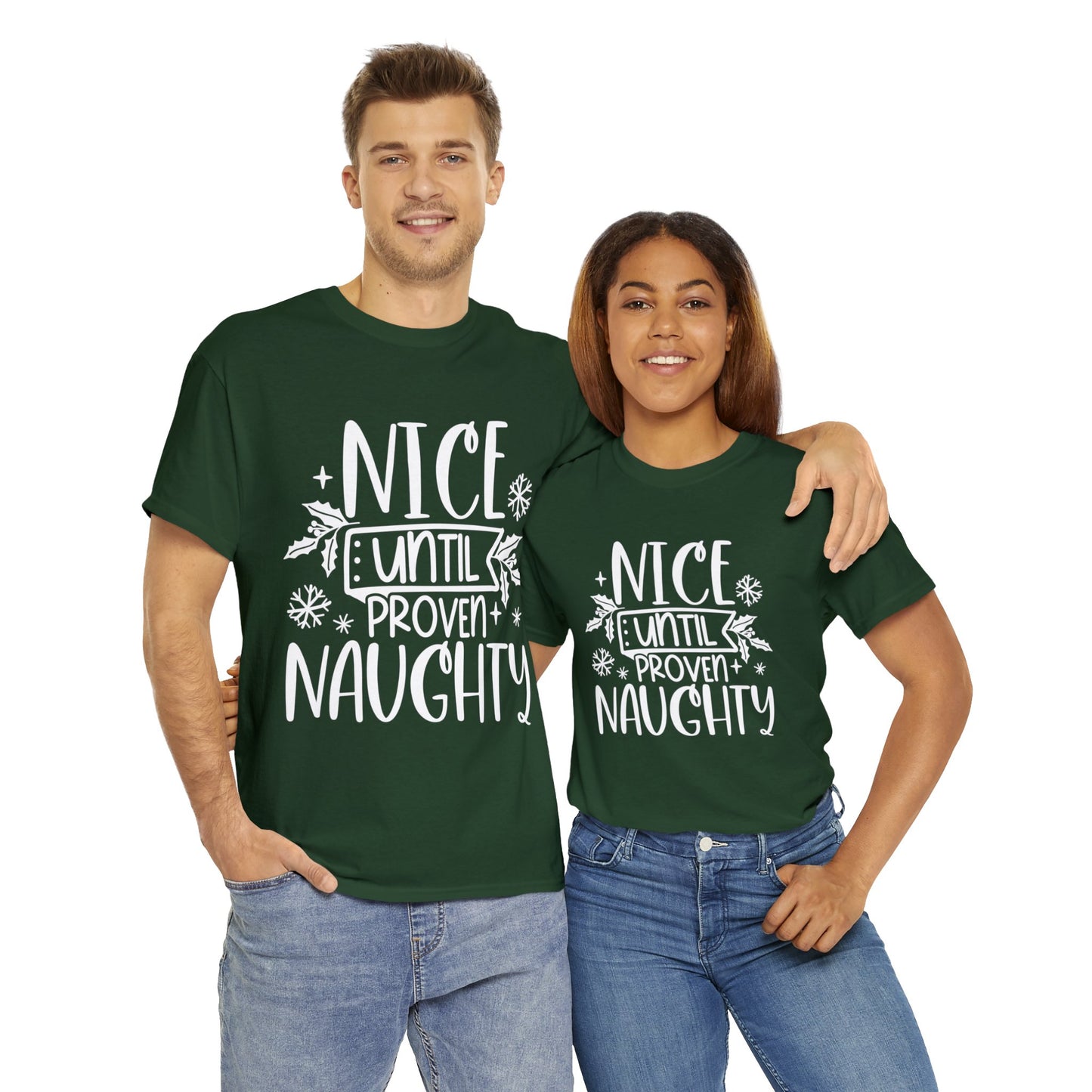 Nice & Naughty Unisex Heavy Cotton Tee