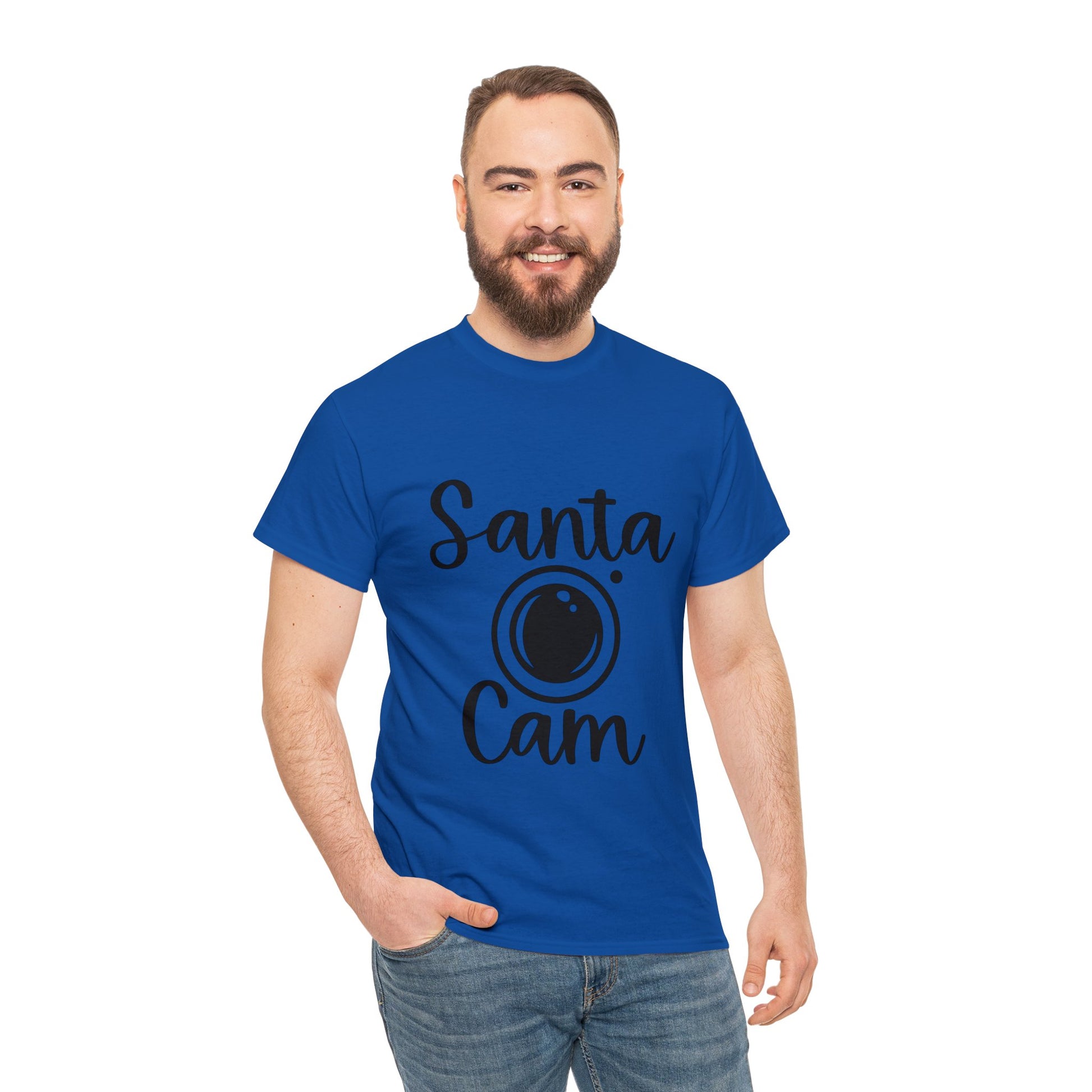 Santa Cam Unisex Heavy Cotton Tee image