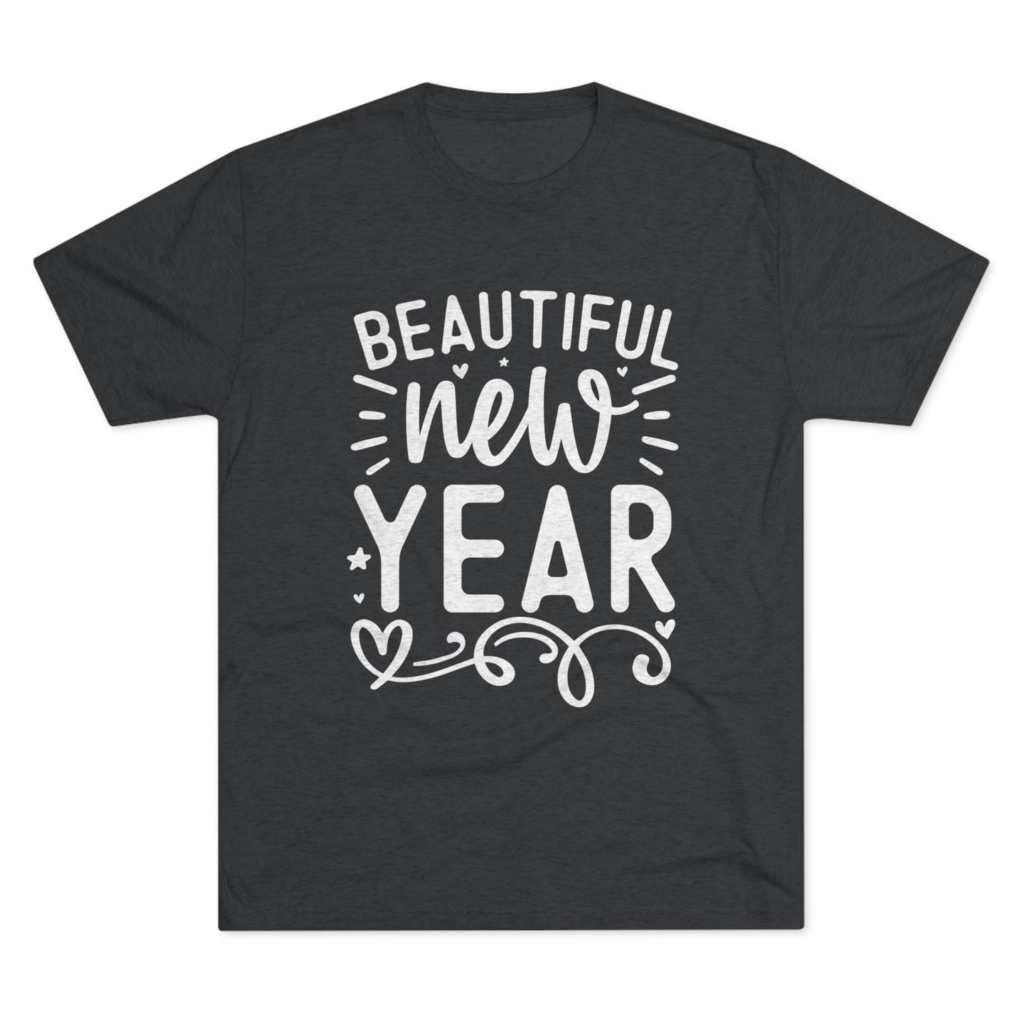 Beautiful New Year Unisex Tri-Blend Crew Tee