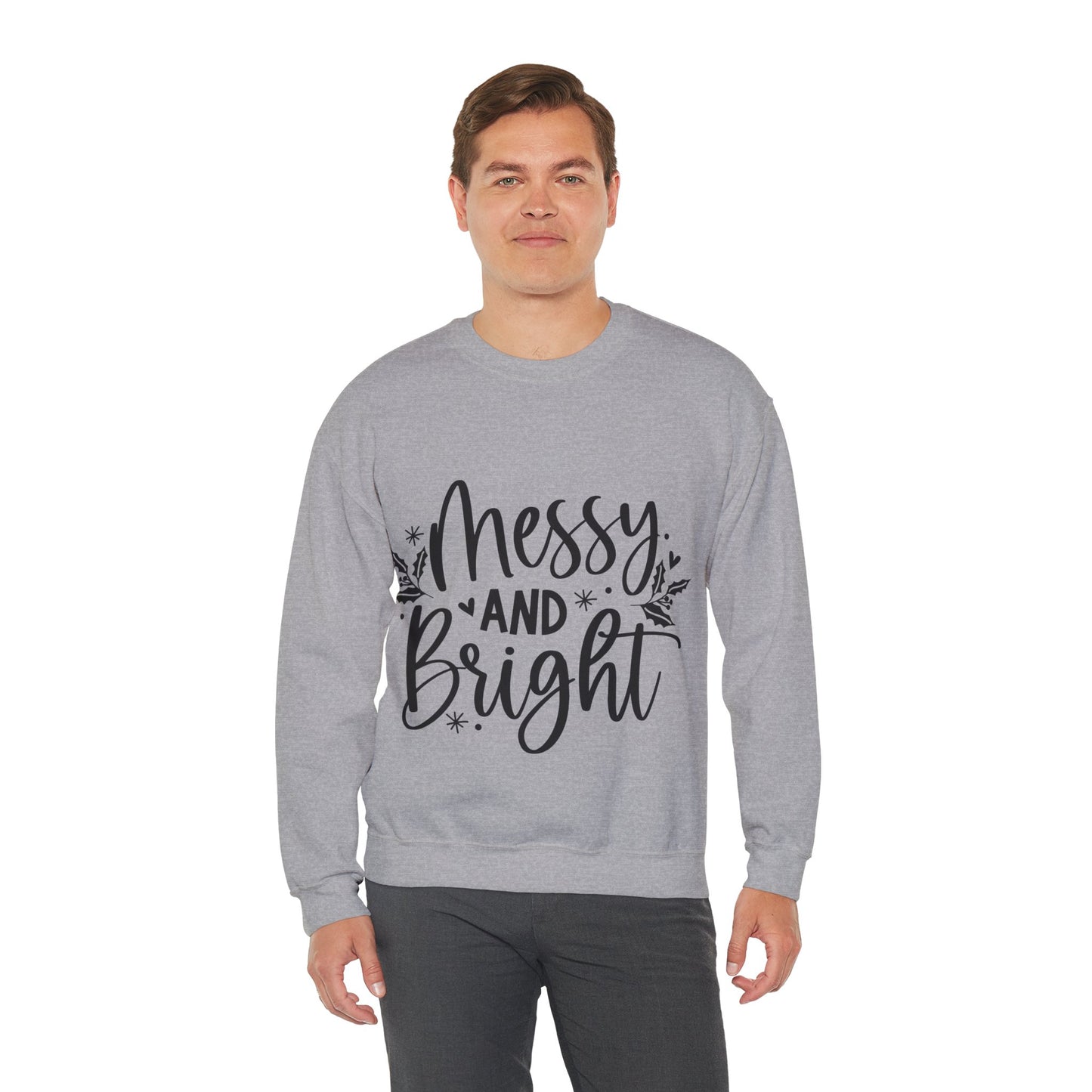 Messy & Bright Unisex Heavy Blend™ Crewneck Sweatshirt