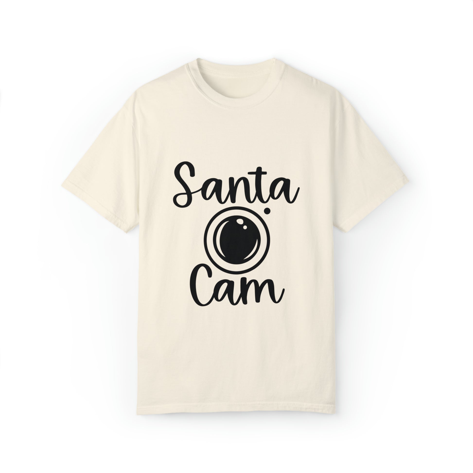 Santa Cam Unisex Garment-Dyed T-shirt image