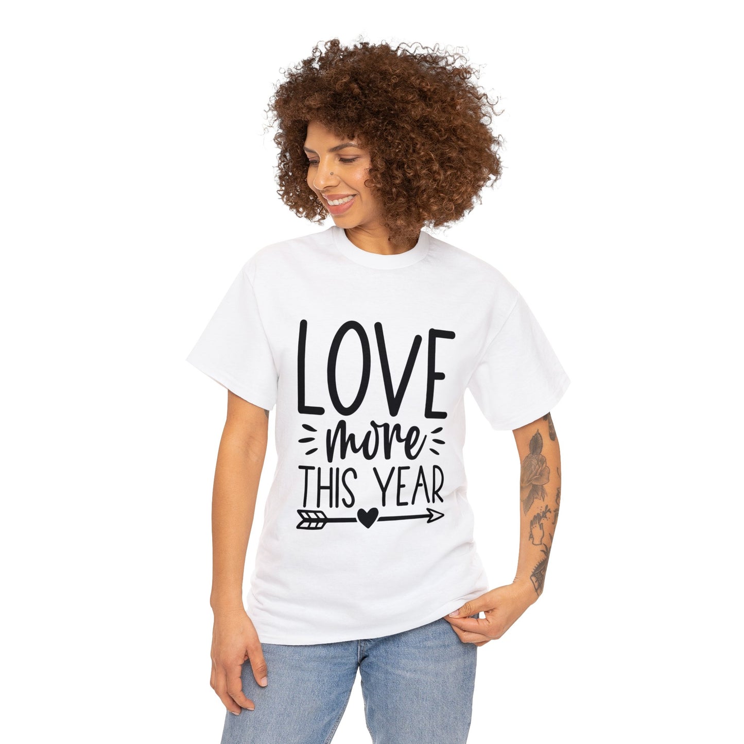 Love More Unisex Heavy Cotton Tee