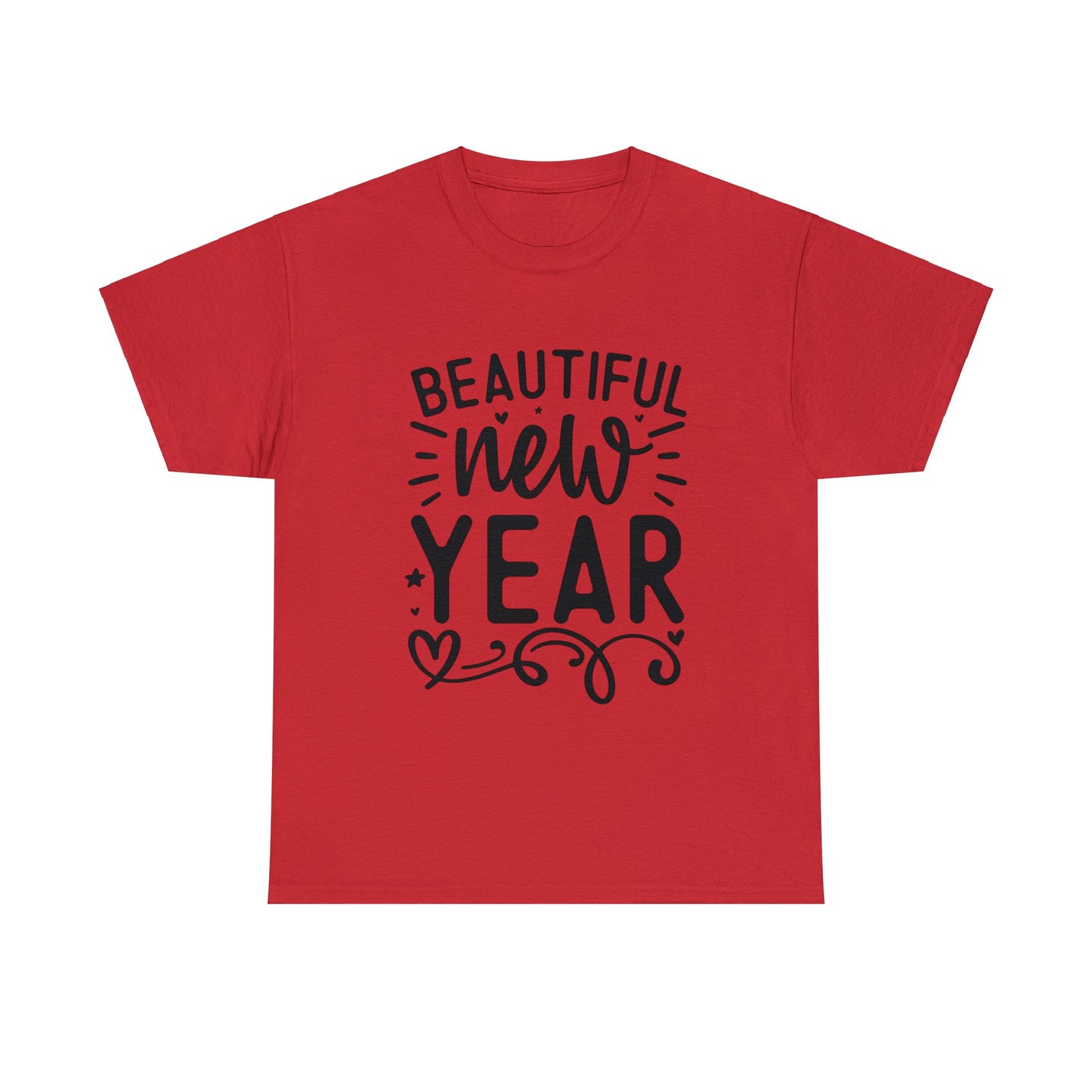 Beautiful New Year Unisex Heavy Cotton Tee