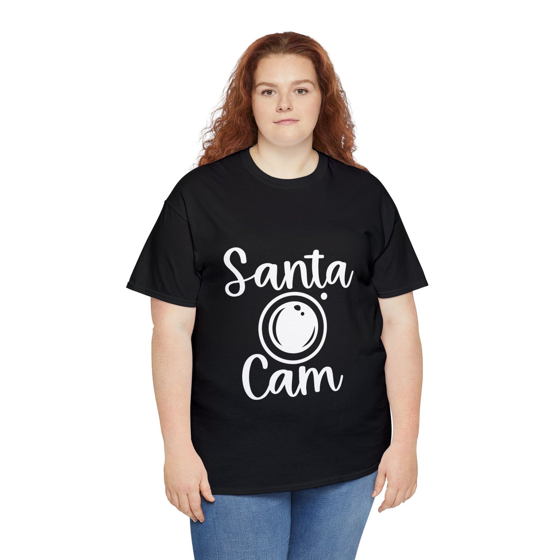 Santa Cam Unisex Heavy Cotton Tee image