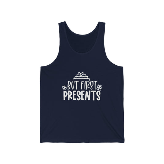 Presents First Unisex Jersey Tank