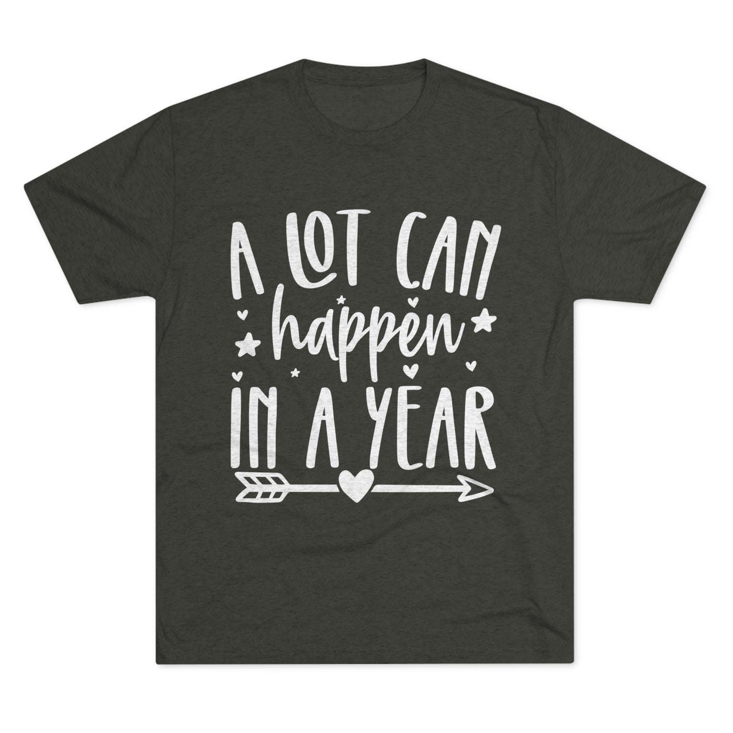 A Lot Can Happen Unisex Tri-Blend Crew Tee