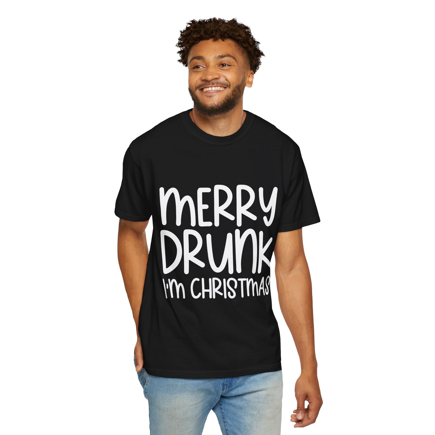 Merry Drunk Unisex Garment-Dyed T-shirt