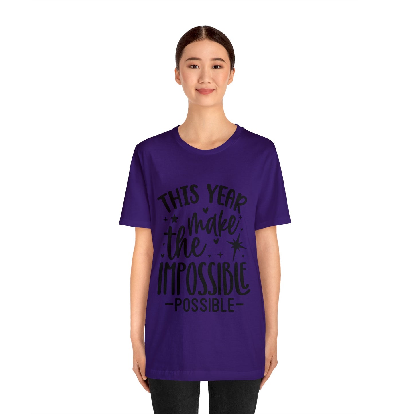 Impossible Possible Unisex Jersey Short Sleeve Tee