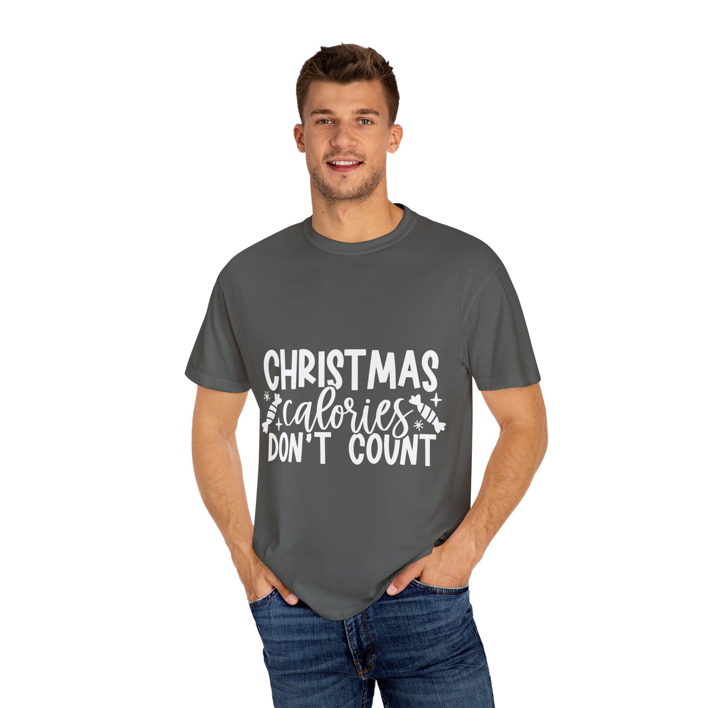 Calories Dont Count Unisex Garment-Dyed T-shirt