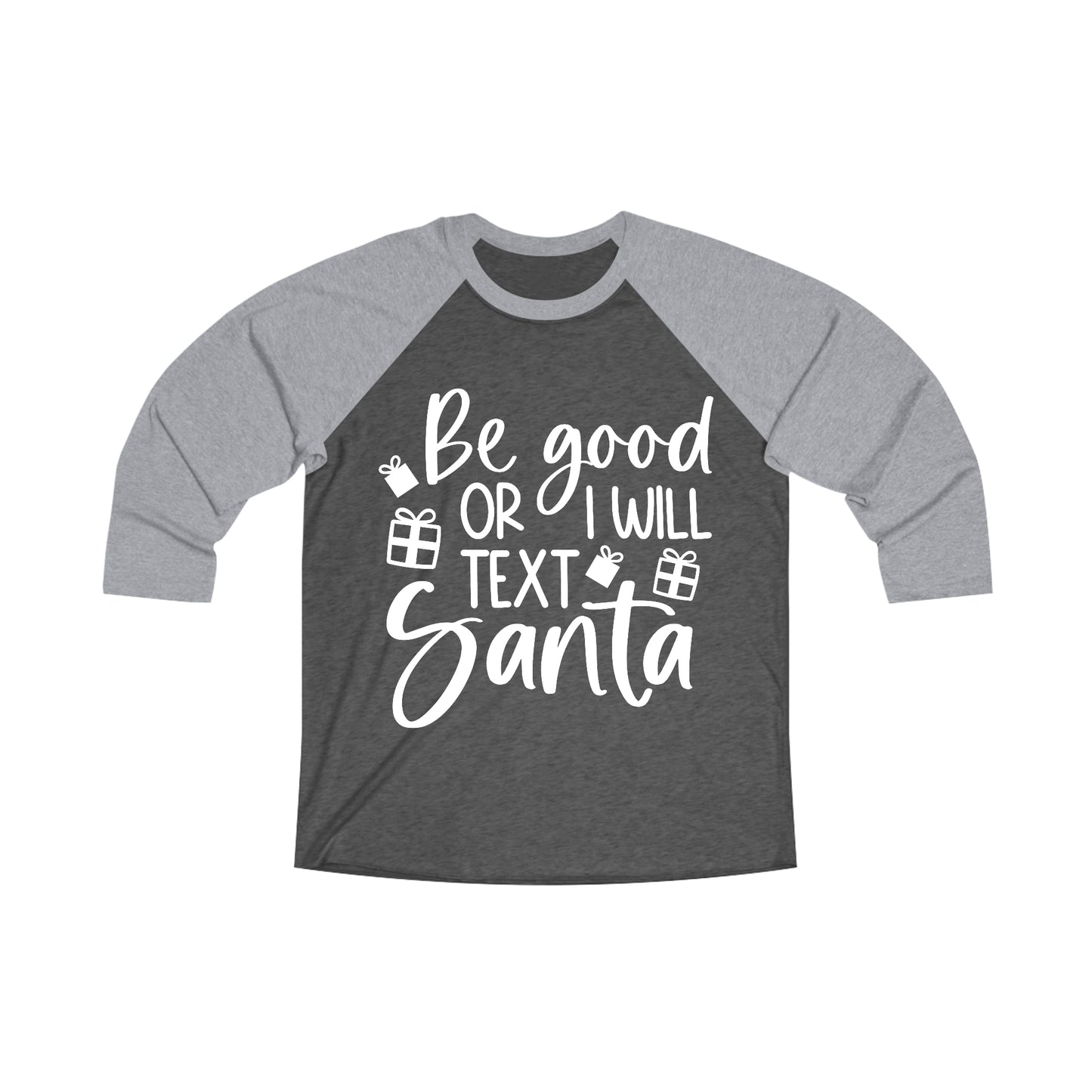 Be Good Unisex Tri-Blend 3\4 Raglan Tee