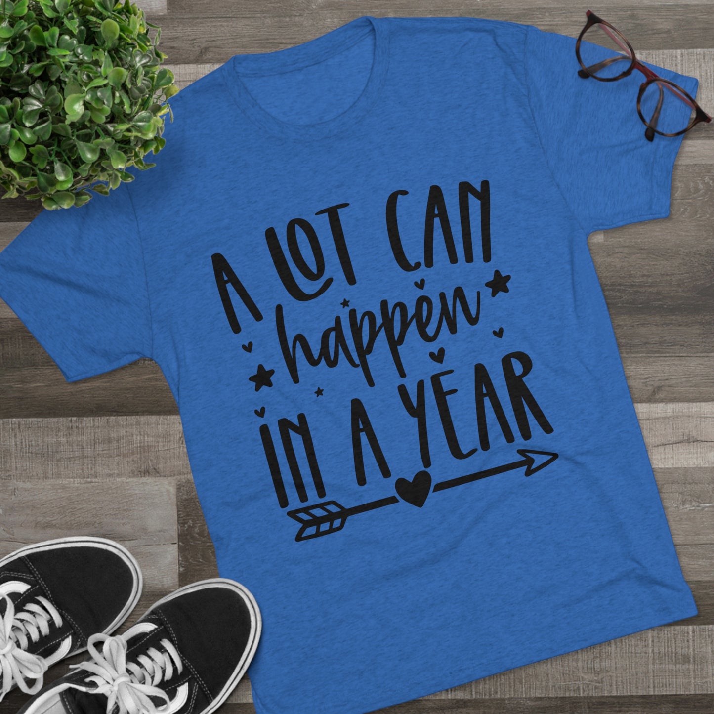 A Lot Can Happen Unisex Tri-Blend Crew Tee