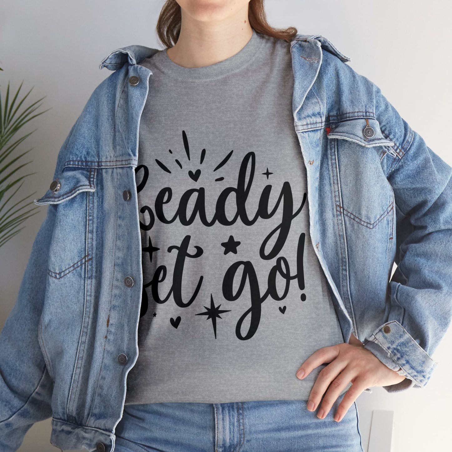 Ready Set Go Unisex Heavy Cotton Tee