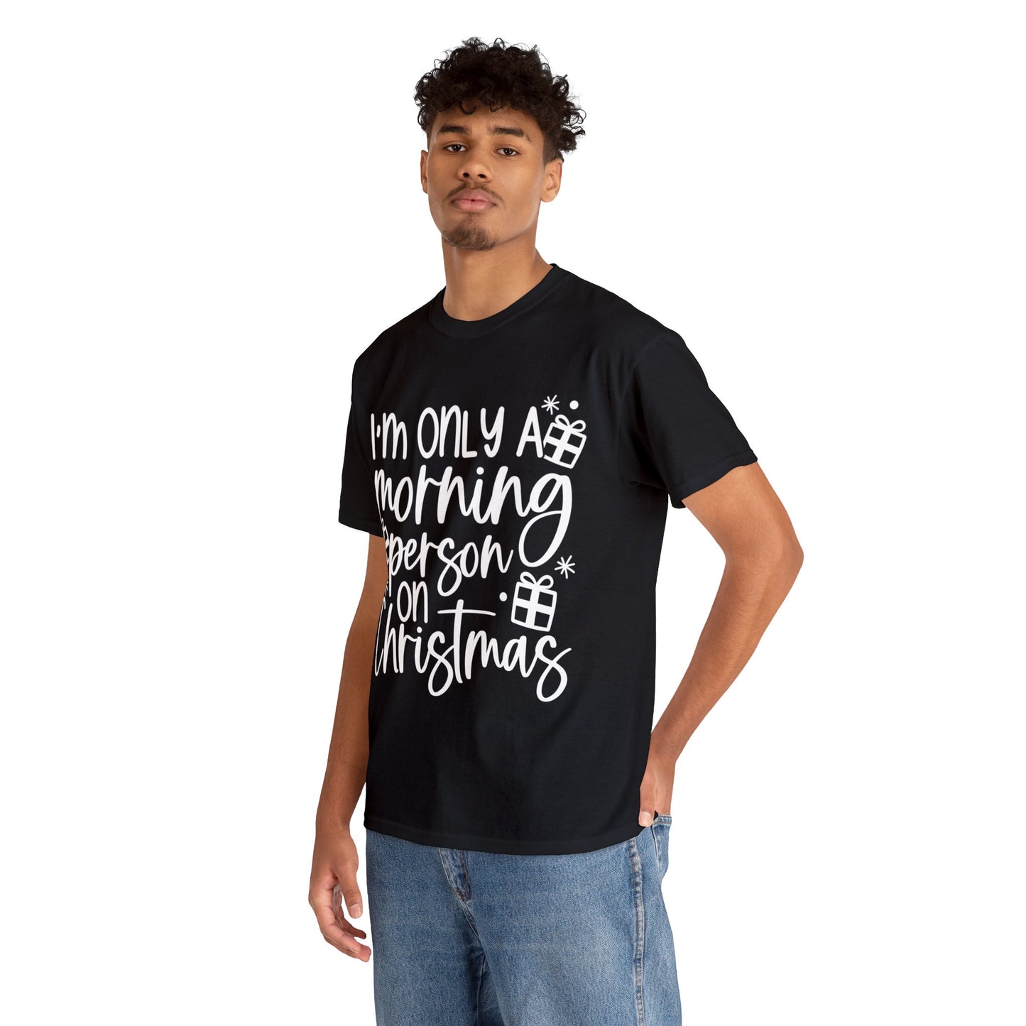 Morning Person Unisex Heavy Cotton Tee