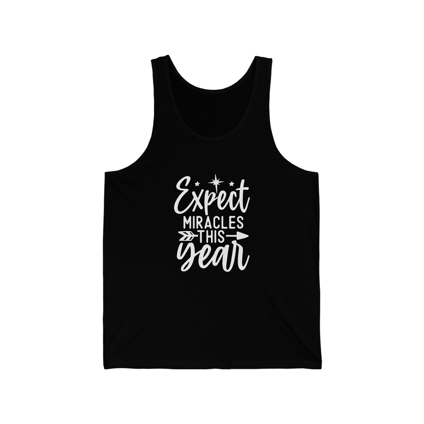 Expect Miracles Unisex Jersey Tank