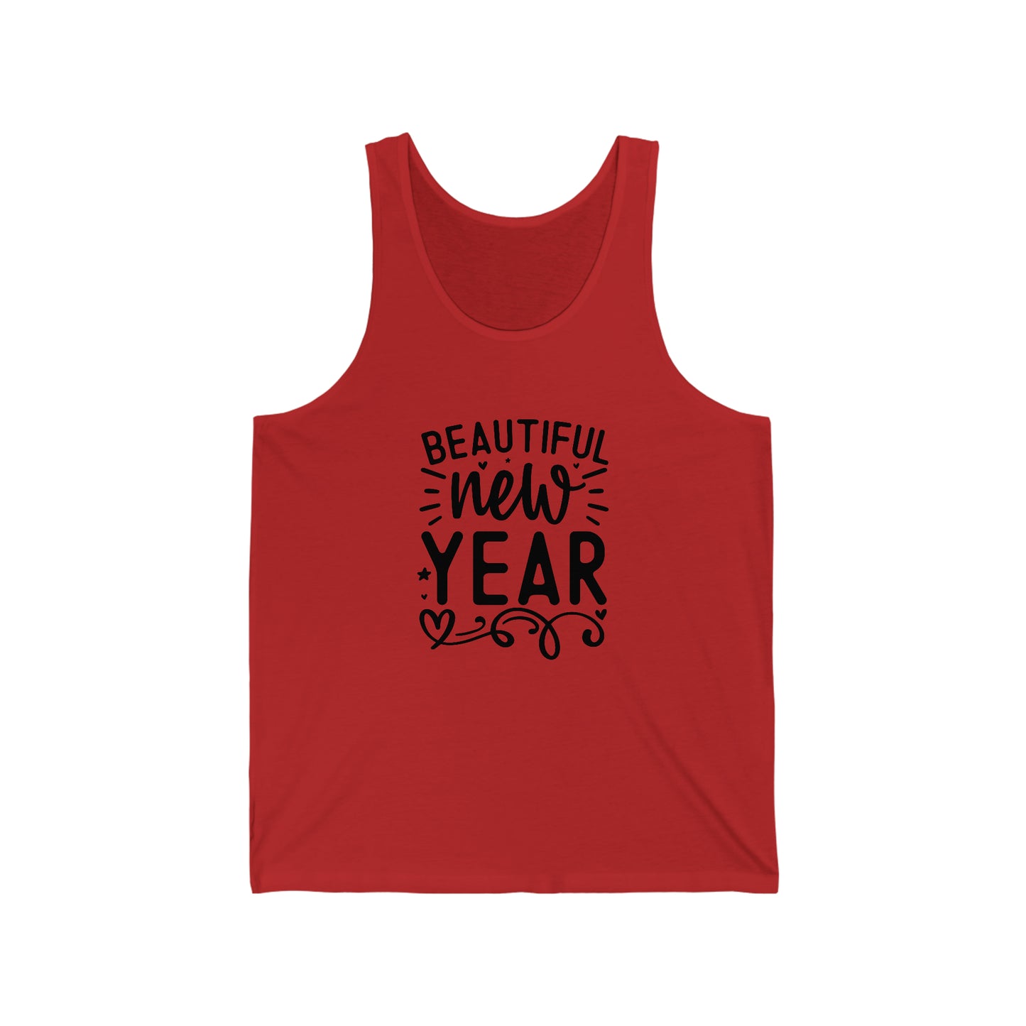 Beautiful New Year Unisex Jersey Tank