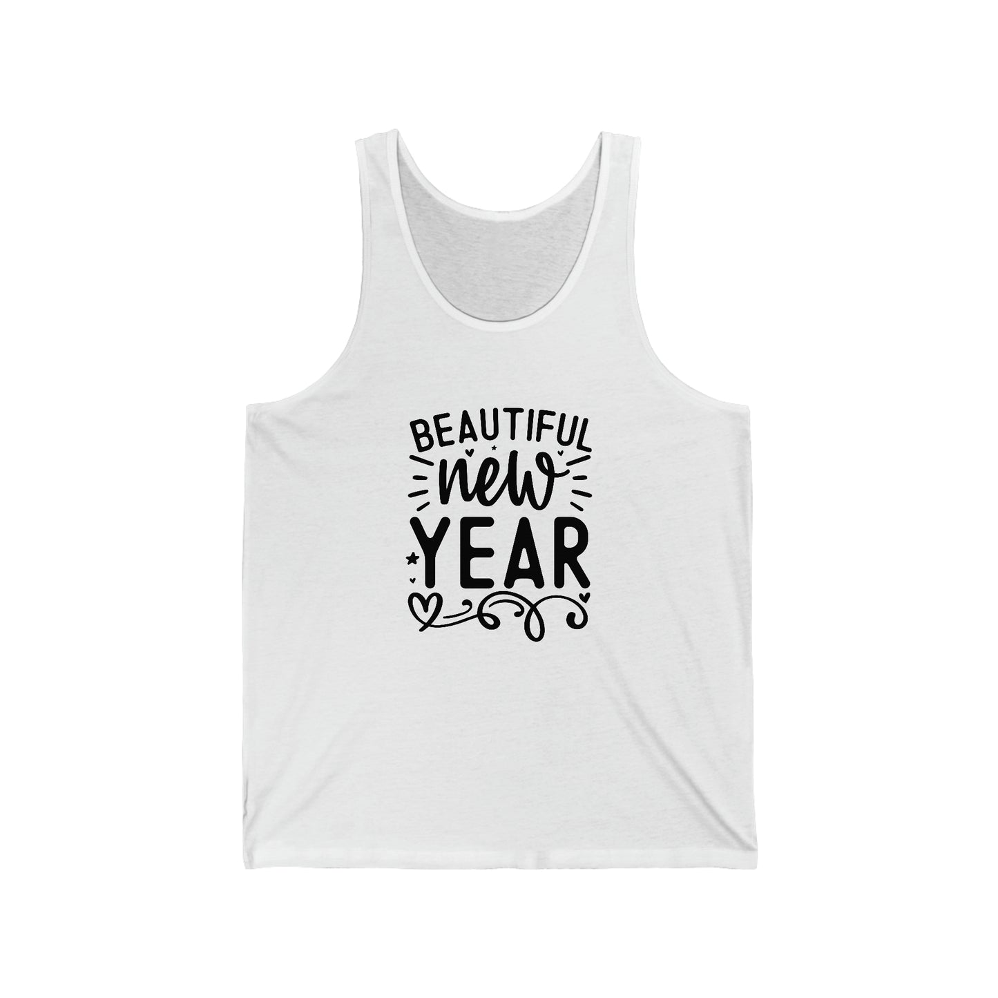 Beautiful New Year Unisex Jersey Tank