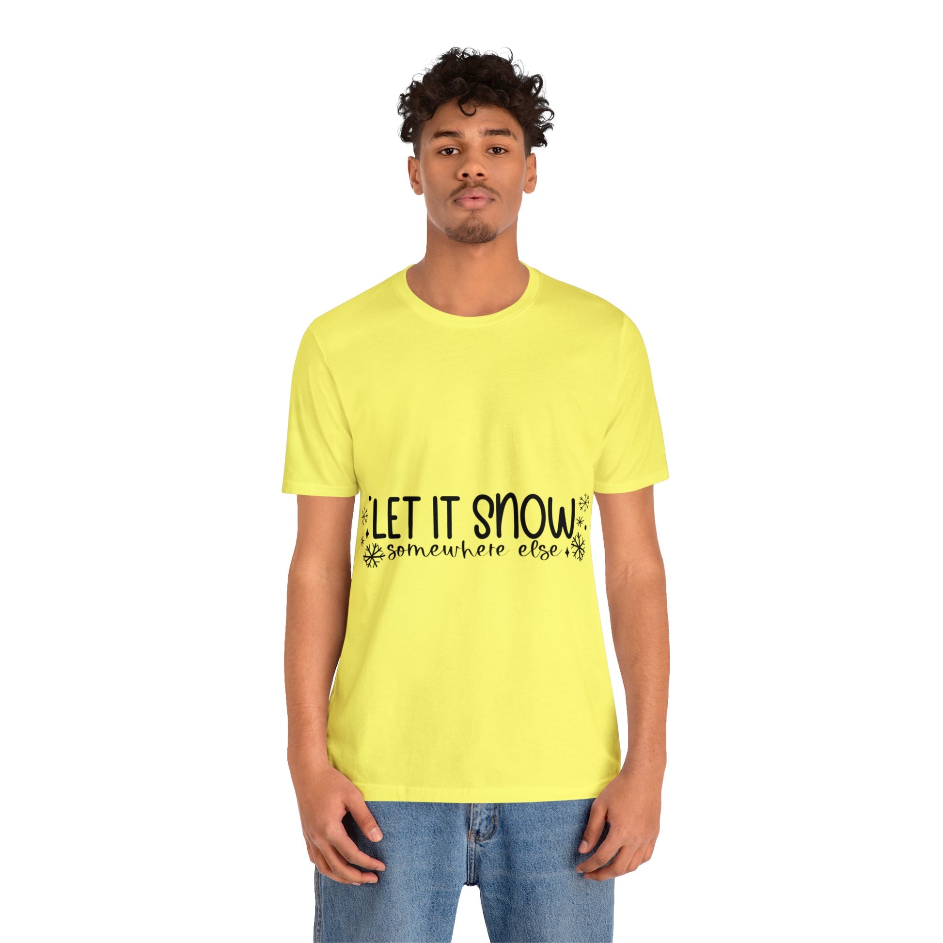 Let it Snow Unisex Jersey Short Sleeve Tee image