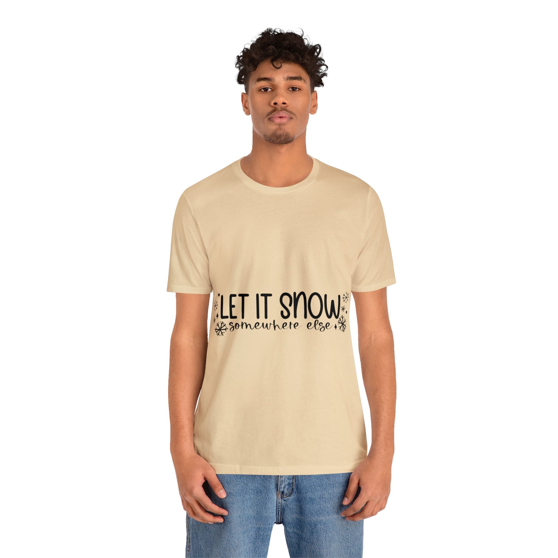 Let it Snow Unisex Jersey Short Sleeve Tee image