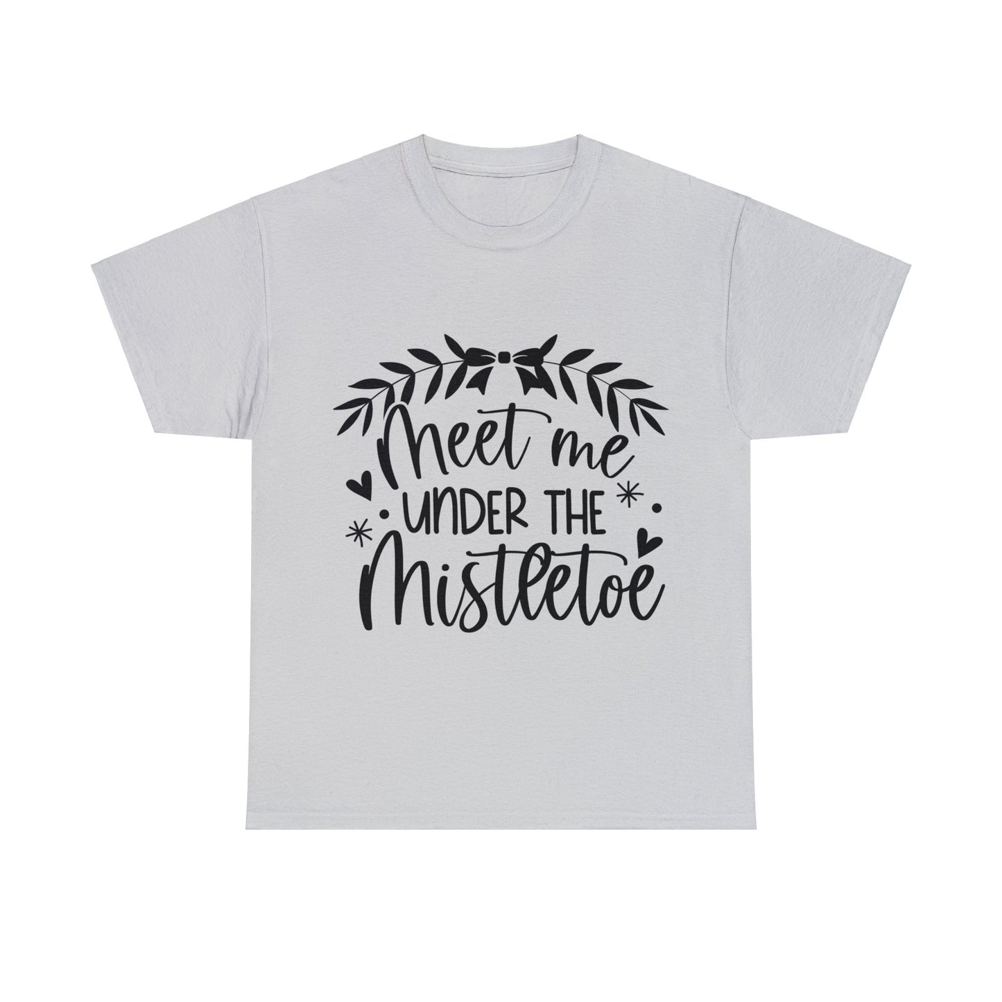 Meet me under Misteetoe Unisex Heavy Cotton Tee