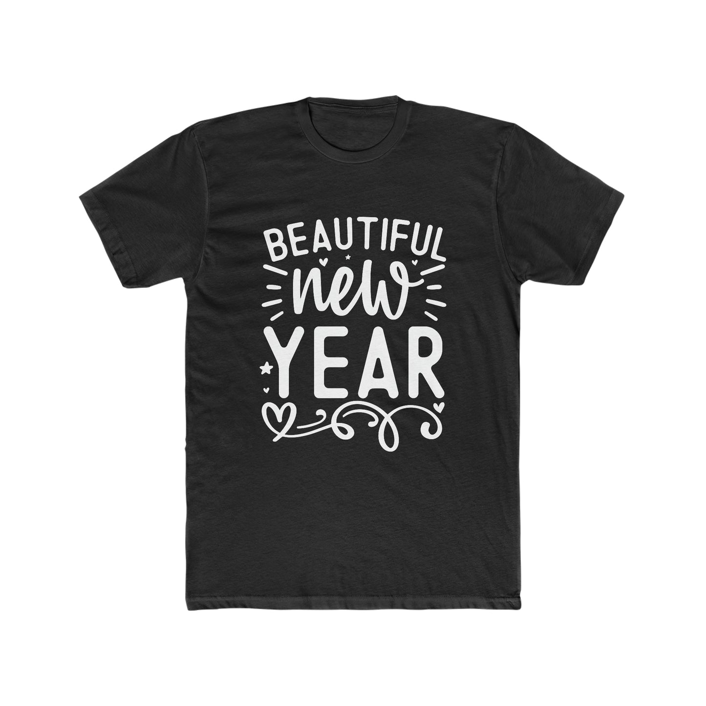 Beautiful New Year Men's Cotton Crew Tee