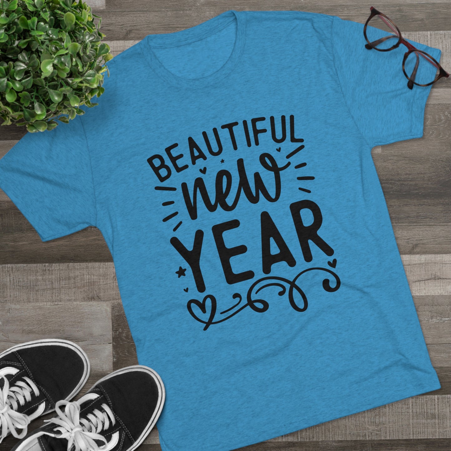 Beautiful New Year Unisex Tri-Blend Crew Tee