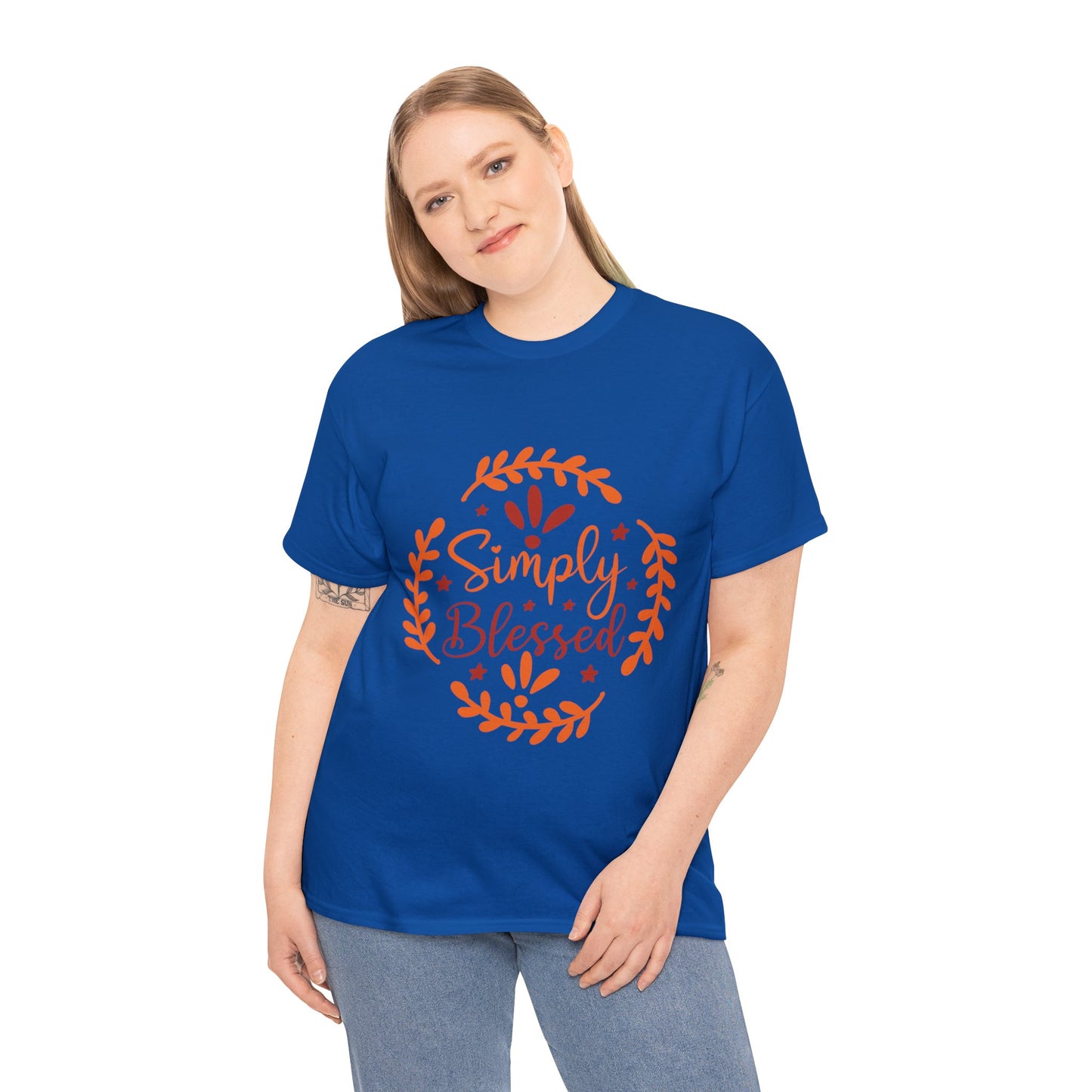 Simply Blessed Unisex Heavy Cotton Tee image