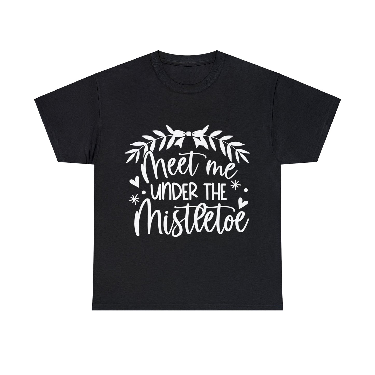 Meet me under Misteetoe Unisex Heavy Cotton Tee