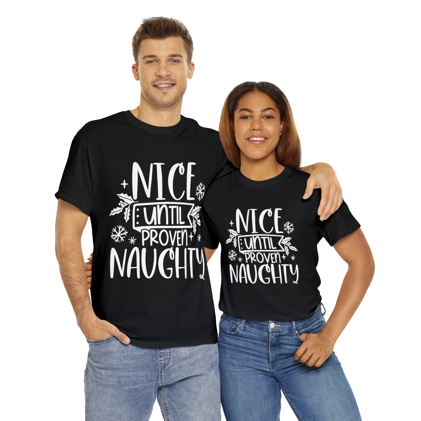 Nice & Naughty Unisex Heavy Cotton Tee