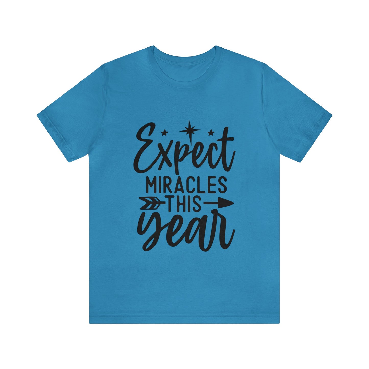 Expect Miracles Unisex Jersey Short Sleeve Tee