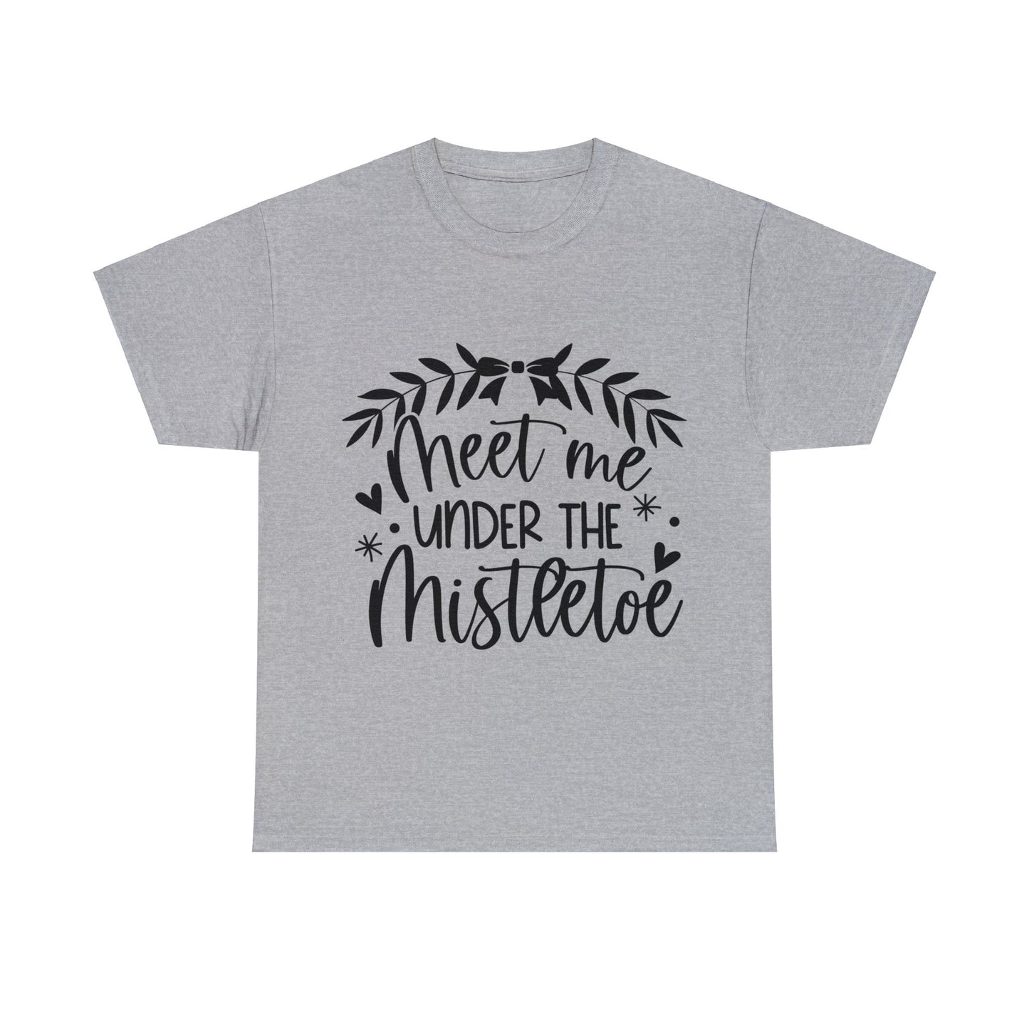 Meet me under Misteetoe Unisex Heavy Cotton Tee