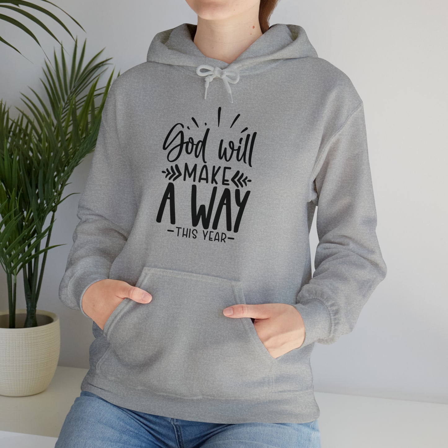 God Will Make a Way Unisex Heavy Blend™ Hooded Sweatshirt