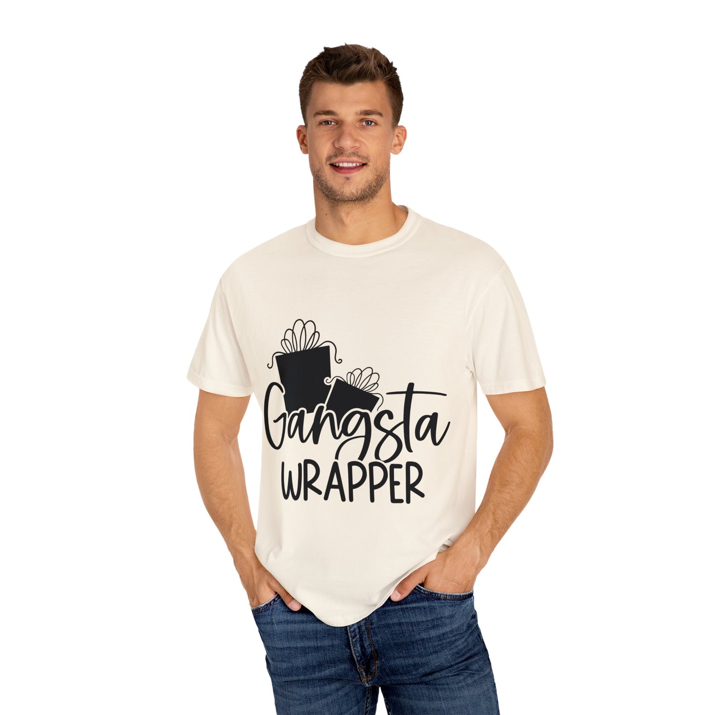 Gangsta Wrapper Unisex Garment-Dyed T-shirt