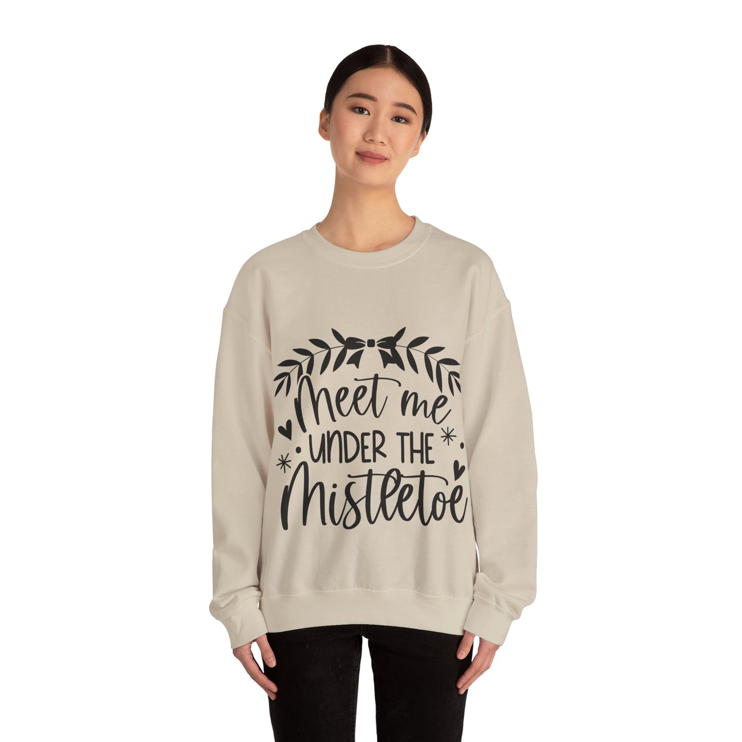 Meet me under Misteetoe Unisex Heavy Blend™ Crewneck Sweatshirt