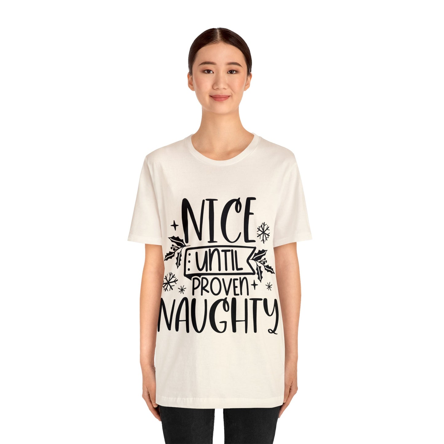 Nice & Naughty Unisex Jersey Short Sleeve Tee