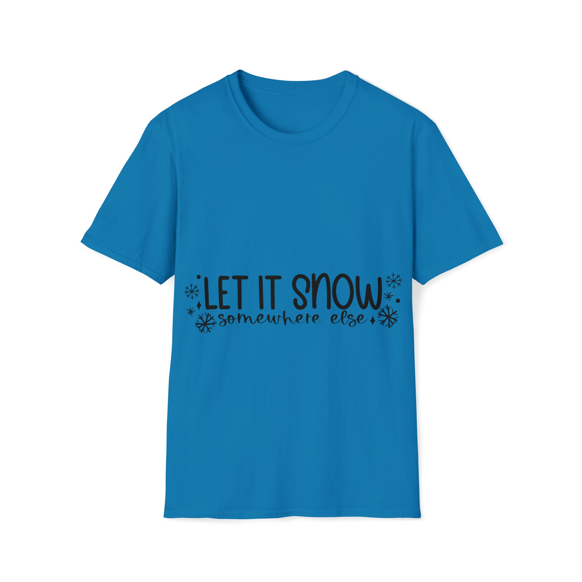 Let it Snow Unisex Softstyle T-Shirt image