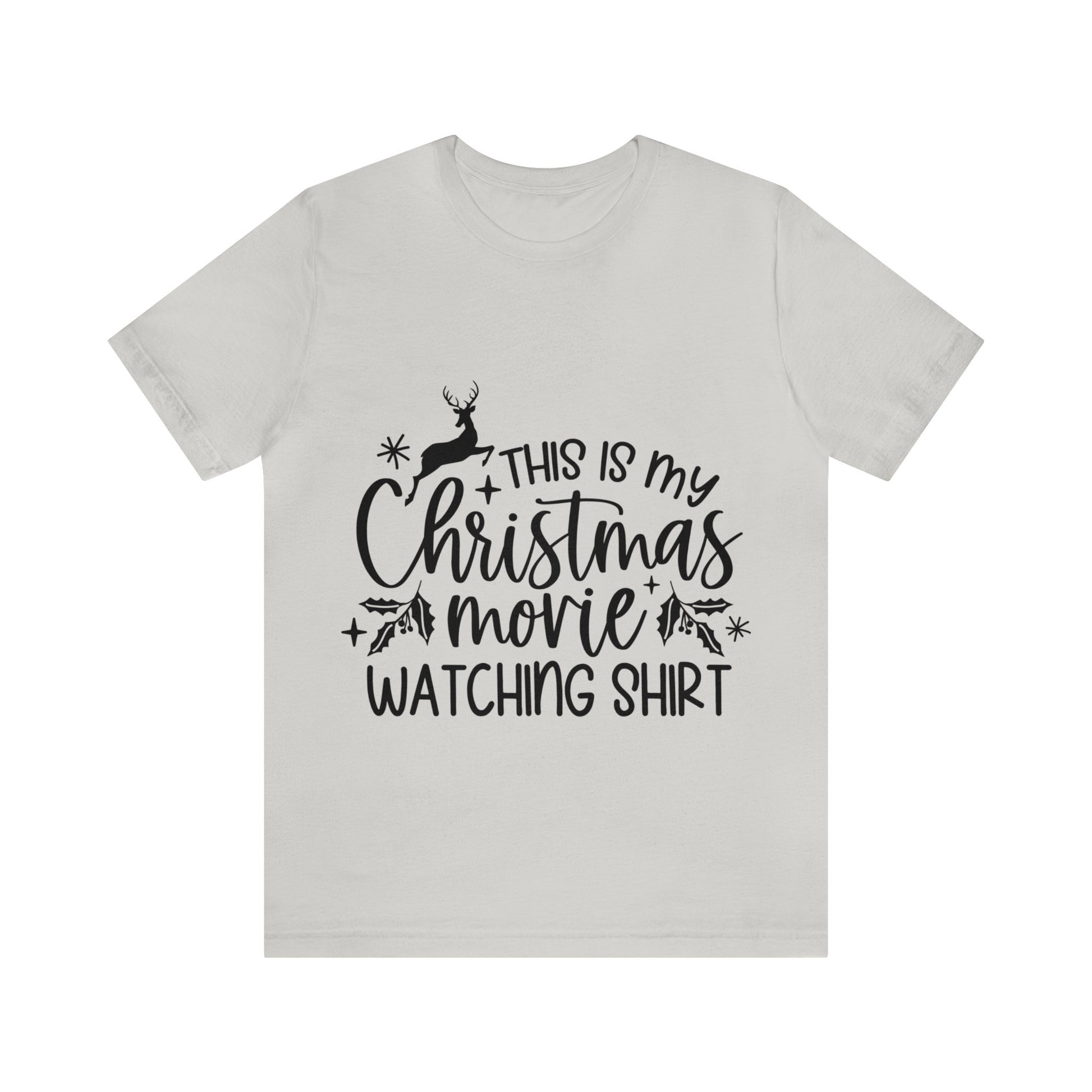 Christmas Movie Watching Unisex Jersey Short Sleeve Tee image