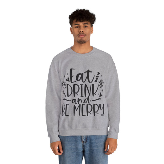 Eat & Drink Unisex Heavy Blend™ Crewneck Sweatshirt