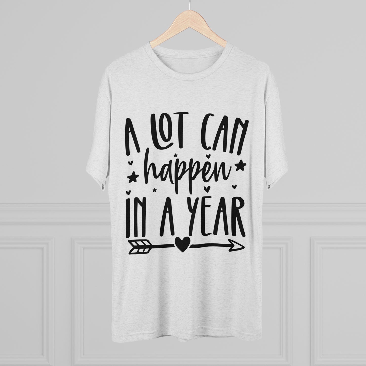 A Lot Can Happen Unisex Tri-Blend Crew Tee