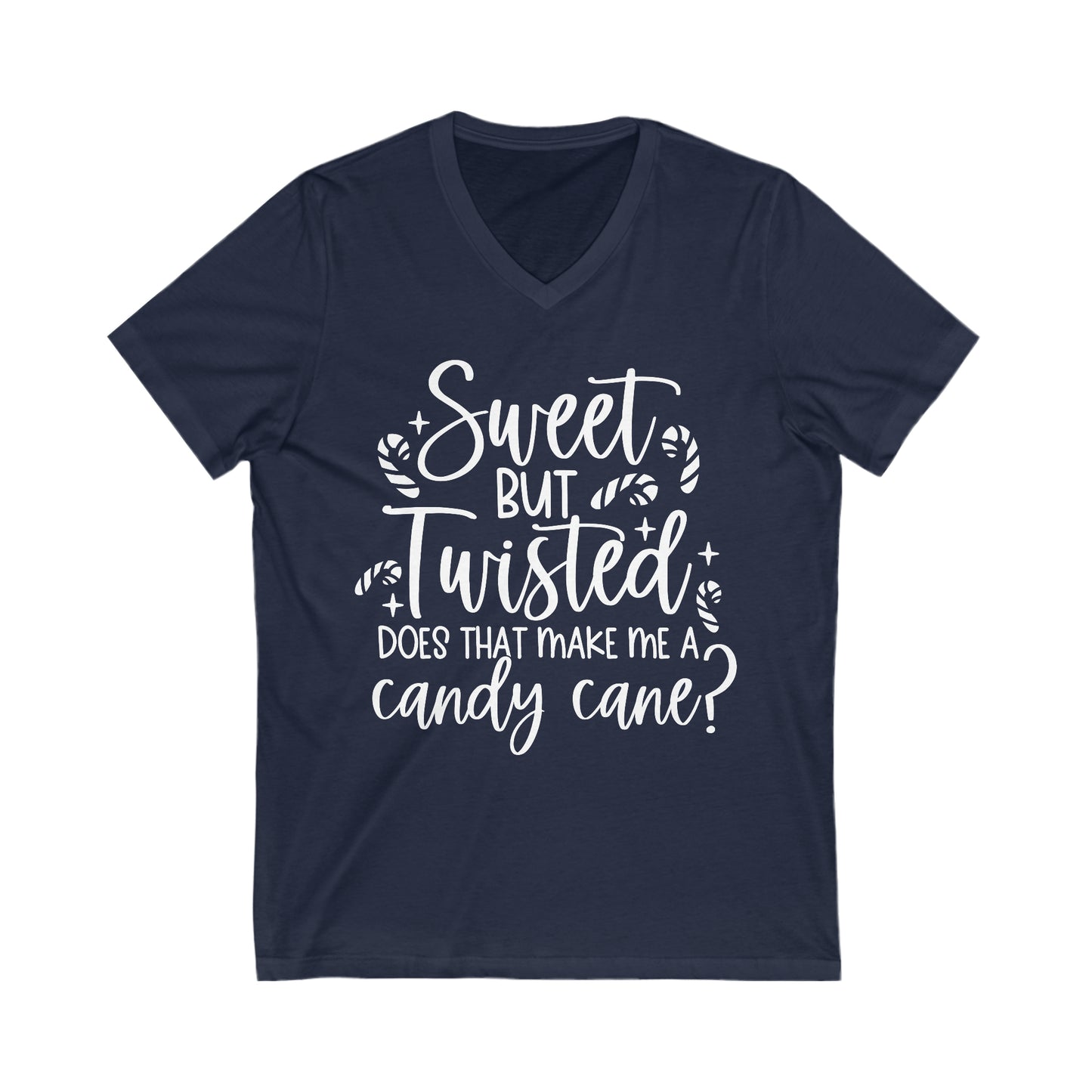 Sweet But Twisted Unisex Jersey Short Sleeve V-Neck Tee