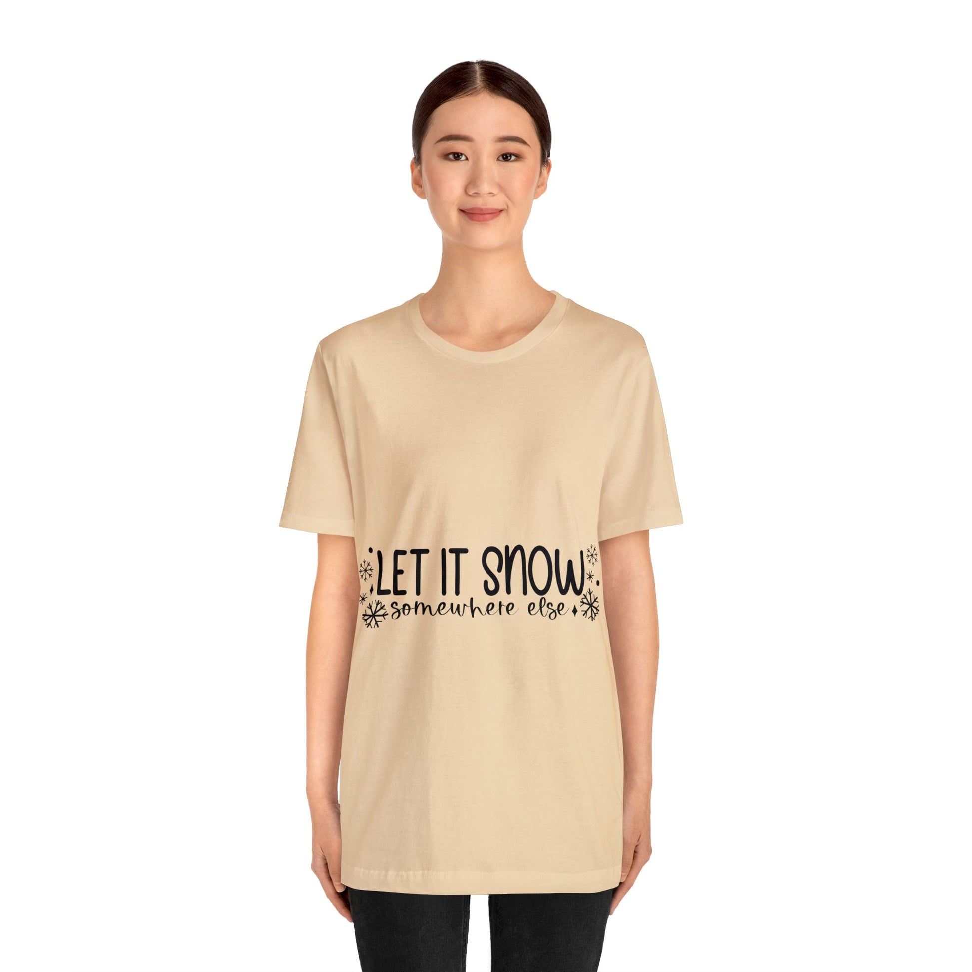 Let it Snow Unisex Jersey Short Sleeve Tee image