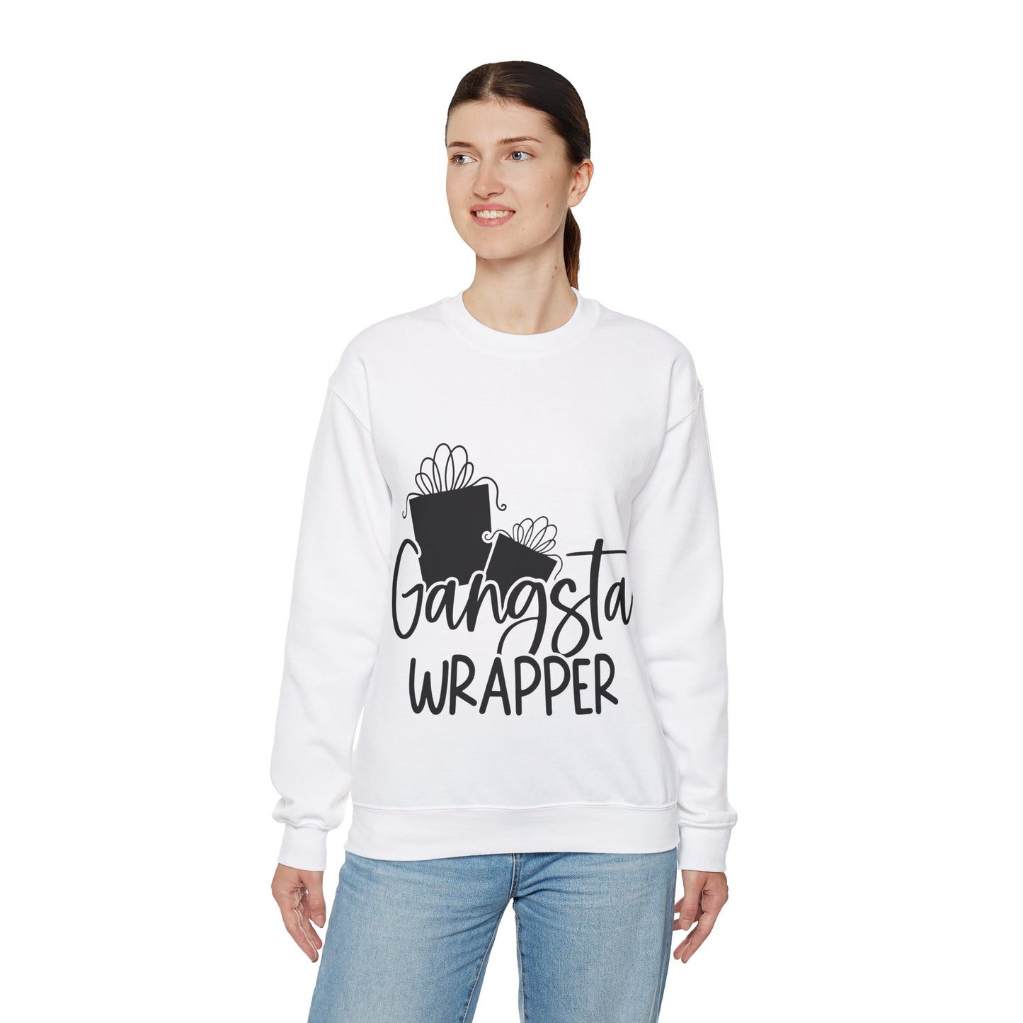 Gangsta Wrapper Unisex Heavy Blend™ Crewneck Sweatshirt