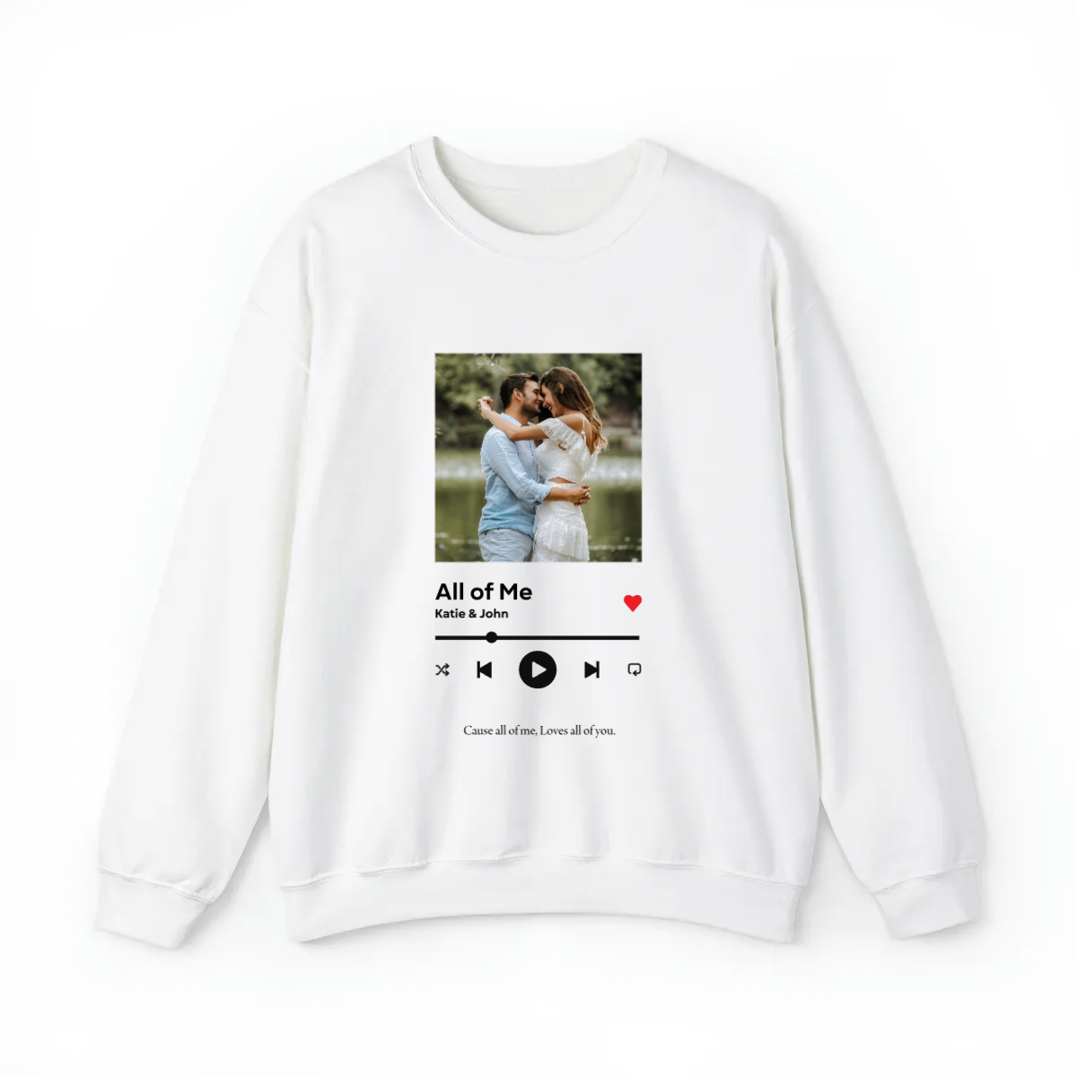 Music Player Unisex Heavy Blend™ Crewneck Sweatshirt