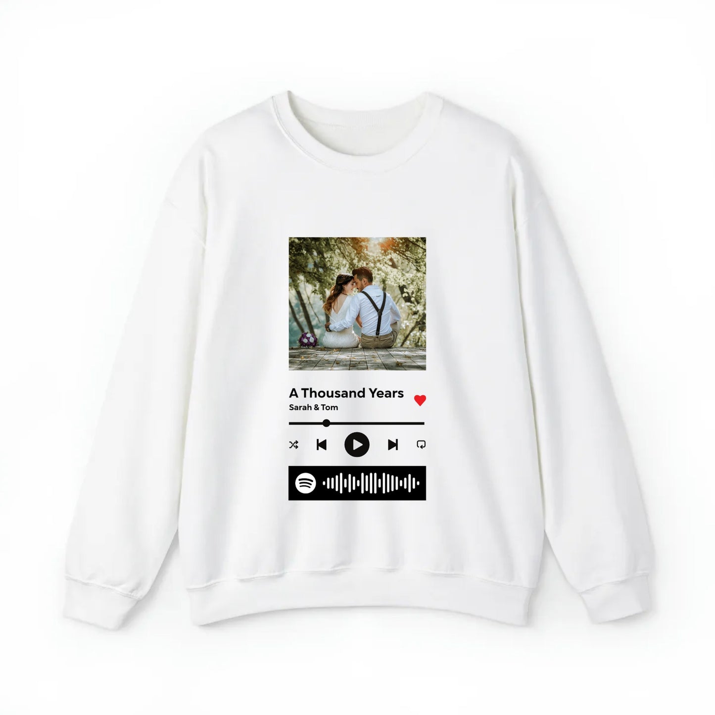 Music Player Unisex Heavy Blend™ Crewneck Sweatshirt